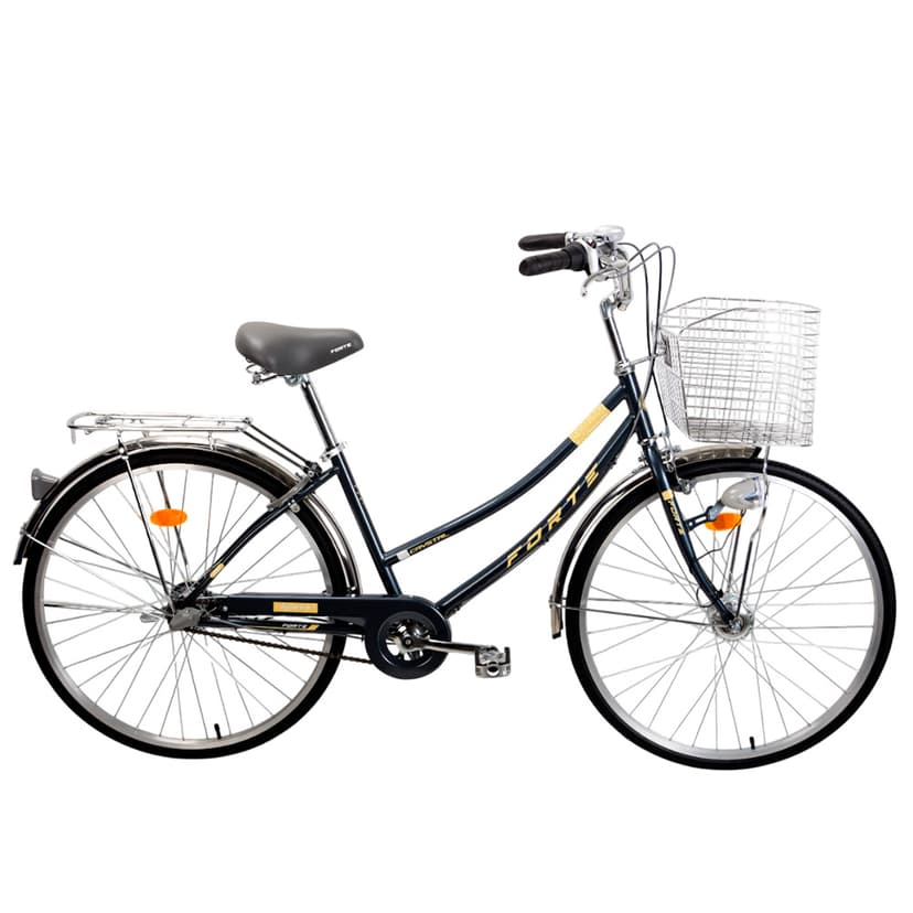 Велосипед FORTE CRYSTAL алюм.рама 17", колеса 26", чорний  + корзинка