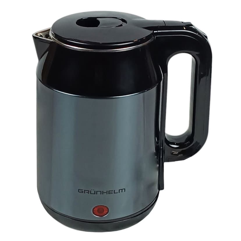 Електрочайник Метал - EKS-1923G, 1,8л, 1500Вт, сірий, диск (GRUNHELM)