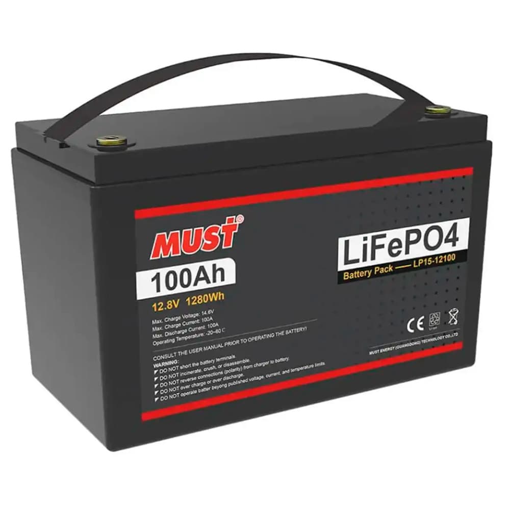Акумулятор LiFePo4 - LP15-12100 (12V, 100Ah) (MUST)