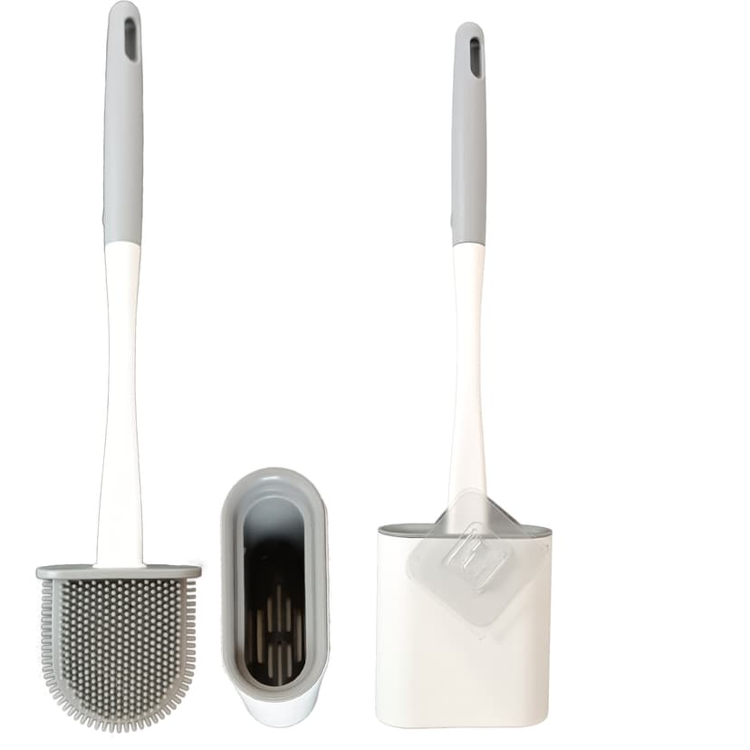 Йоржик для унітазу силіконовий WTB-01 білий (WERK)