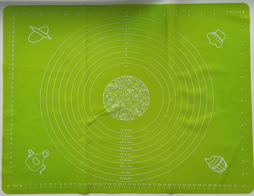 GT-4565-1 Килимок силіконовий для формування та випікання тіста GUSTO, 45х65см (зелений)