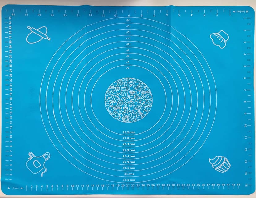 GT-4565-1 Килимок силіконовий для формування та випікання тіста GUSTO, 45х65см (синій)