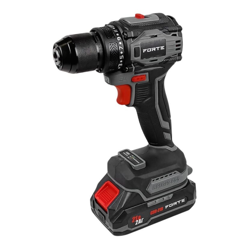Дриль-шурупокрут (акум) - CDR-21B (21В, 2А) (FORTE)