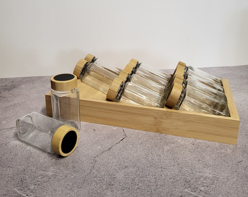 VT-8902-12 Набір ємностей для спецій Vittora, 12шт по 120мл