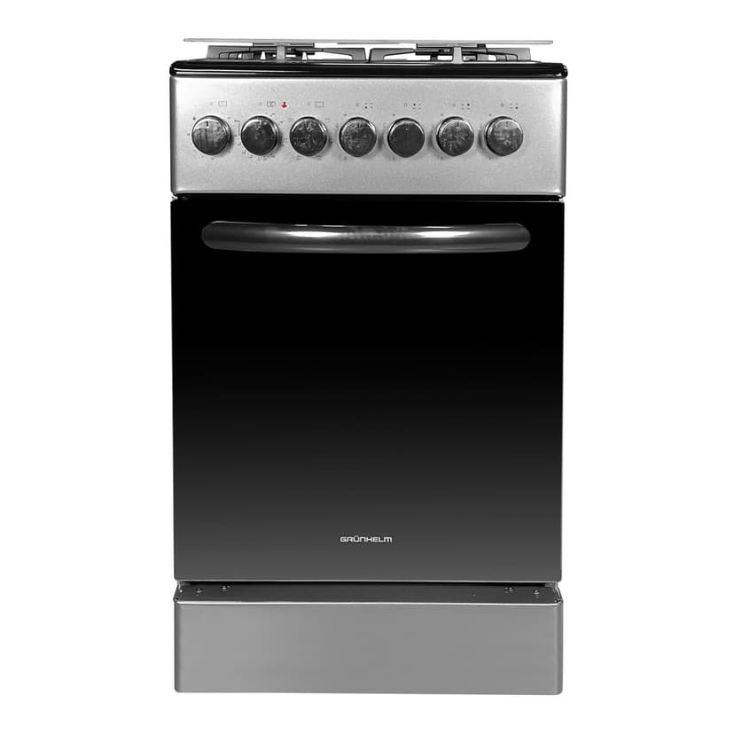 Плита газоелектр. 50см - FG5612DG, чорне темне скло (GRUNHELM)