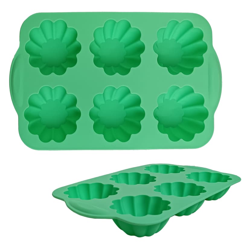 GT-S-201 Силіконова форма для кексів на 6шт GUSTO, 26х16х3см