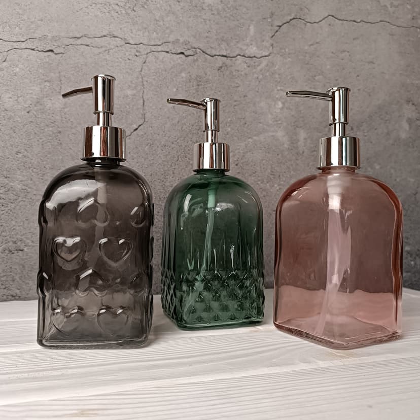 WK-20004 Дозатор для мила Фантом WERK, 450мл в ассортименті