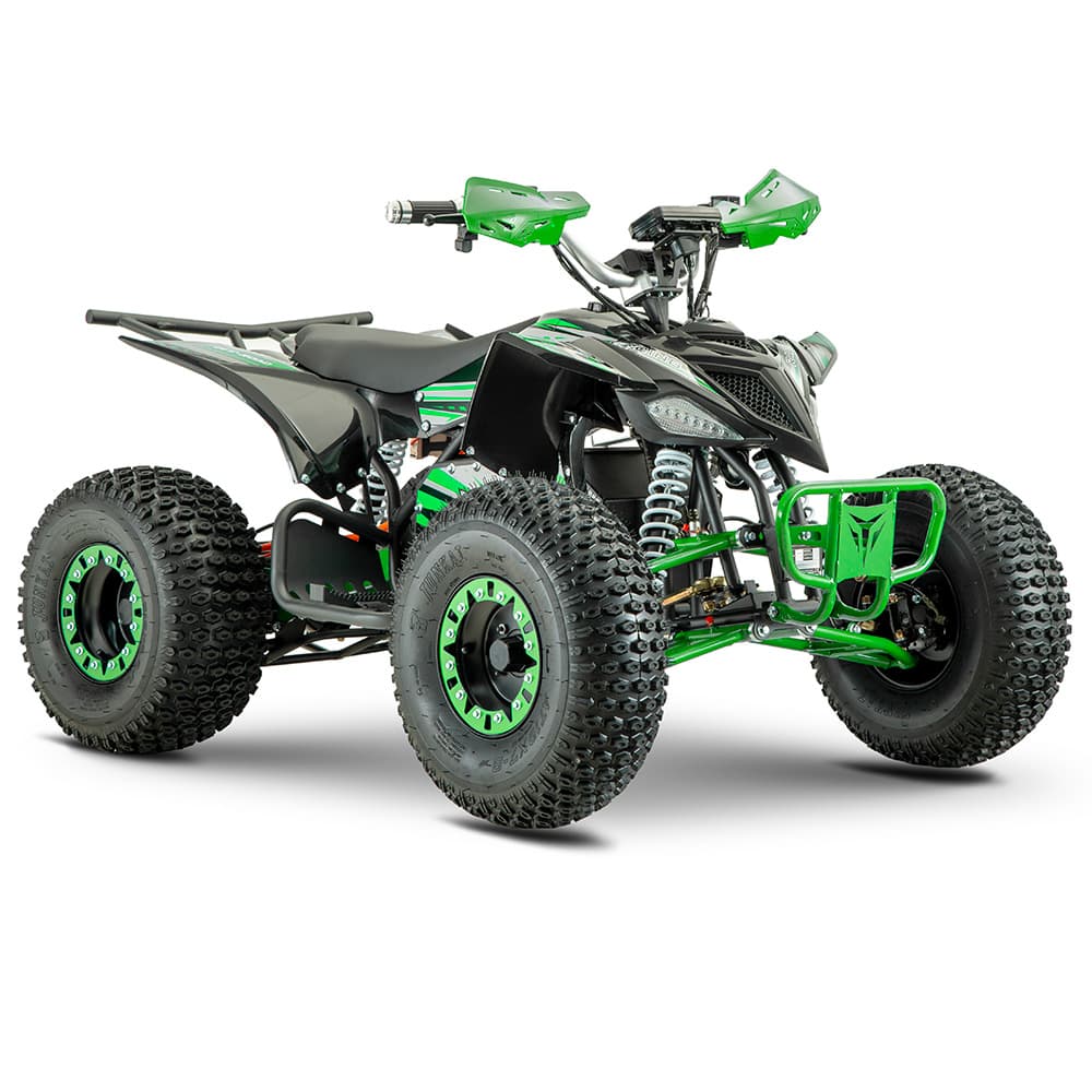 Квадроцикл акумуляторний FORTE ATV1000I чорно-зелений — фото 1