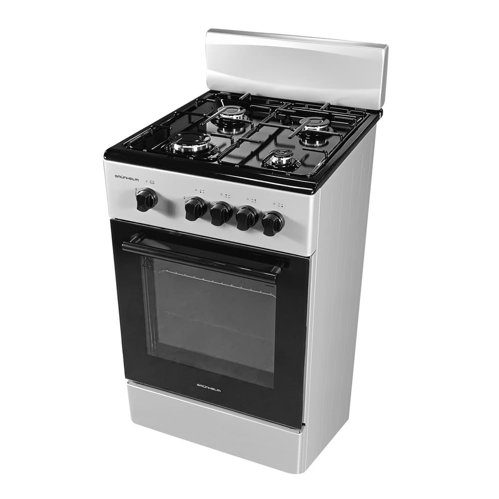 Плита газова 50см - G4F5600G, сiра (GRUNHELM)