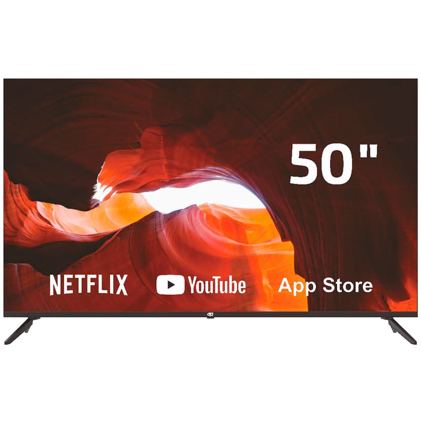 Телевізор 50, AOSP Android 14 - 50GHU-750AV, DDR 1.5G, Flash 8G, Voice RC, Frameless, SMART UHD (GH)