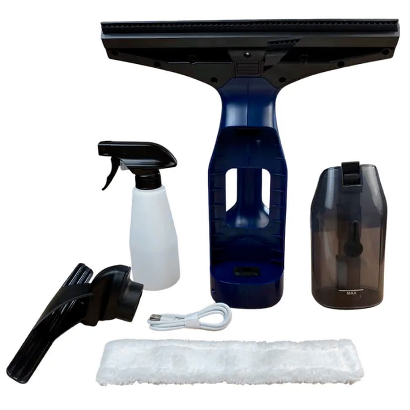 Пилосос для вікон аккум. GVC-WV03 (1.8kPa, 3.7V, 2000mAh, 150 м.кв, 30хв, 100 ml) (GRUNHELM)