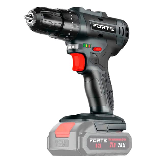 Дриль-шурупокрут (акум) - CD-21 без комплектації (21В, 2А) (FORTE)