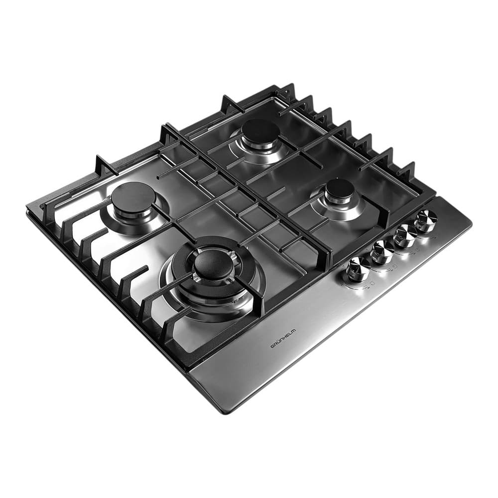 Варильна поверхня GHIW 0427 MI WOK газ нерж.сталь чавун (GRUNHELM) — фото 1