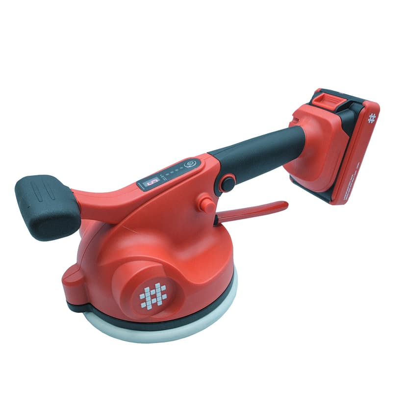 (9392) Віброприсоска акумуляторна для плитки 21V, 2 ак. 166 мм SHIJING