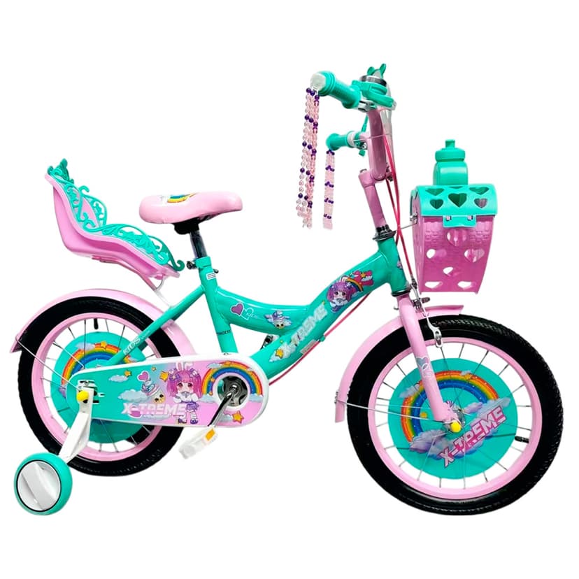 Велосипед X-TREME PRINCESS 25.20-05, к20 сталь, зелено-рожевий