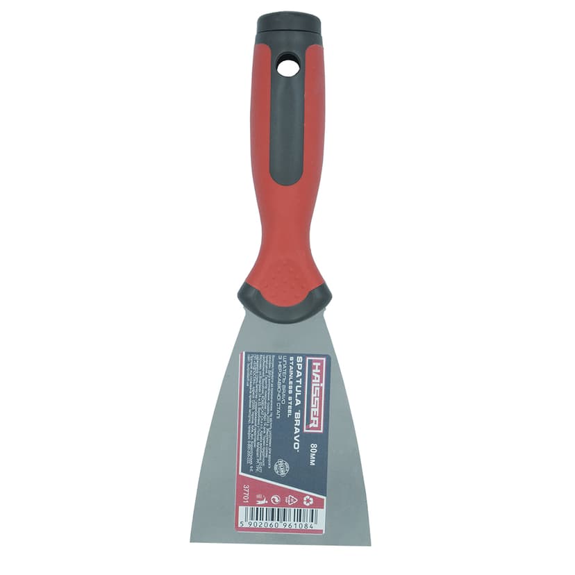 (37701) Шпатель BRAVO з нерж. сталі 80мм HAISSER