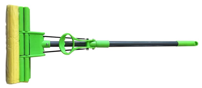 Швабра роликова зелена WD03 з подвійнім віджимом, 110см  (WERK)