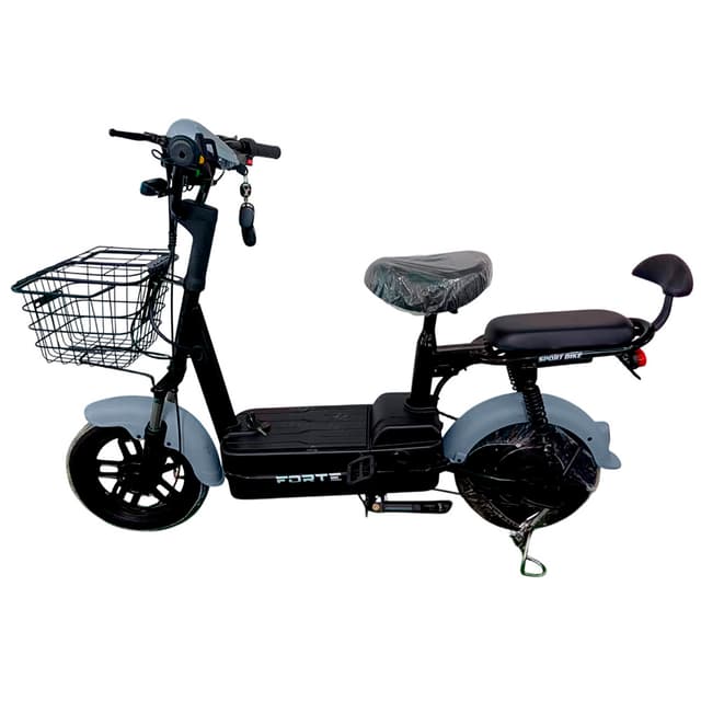 Велоскутер акумуляторний LUCKY-WS500 сiрий (+Акумулятор 12V15A/12А 4шт)