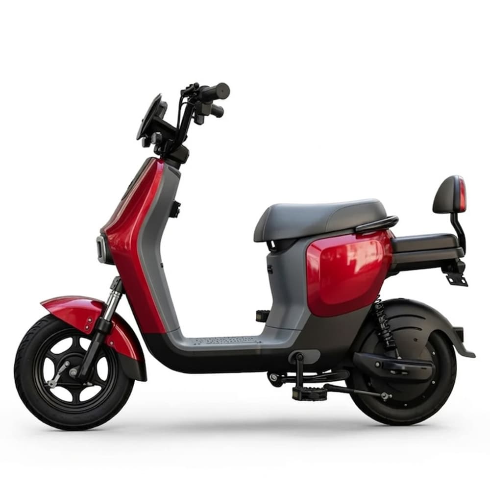 Велоскутер акумуляторний FLY, червоний (+Акумулятор 12V20A/25А 4шт)