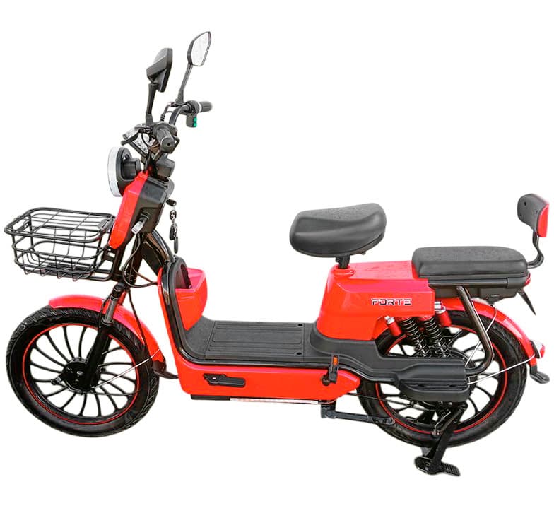 Велоскутер акумуляторний WIND, червоний (+Акумулятор 12V20A/25А 5шт)