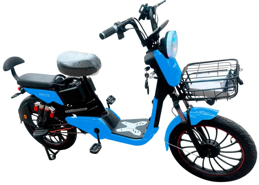 Велоскутер акумуляторний UNO, синій (+Акумулятор 12V15A/12А 4шт)