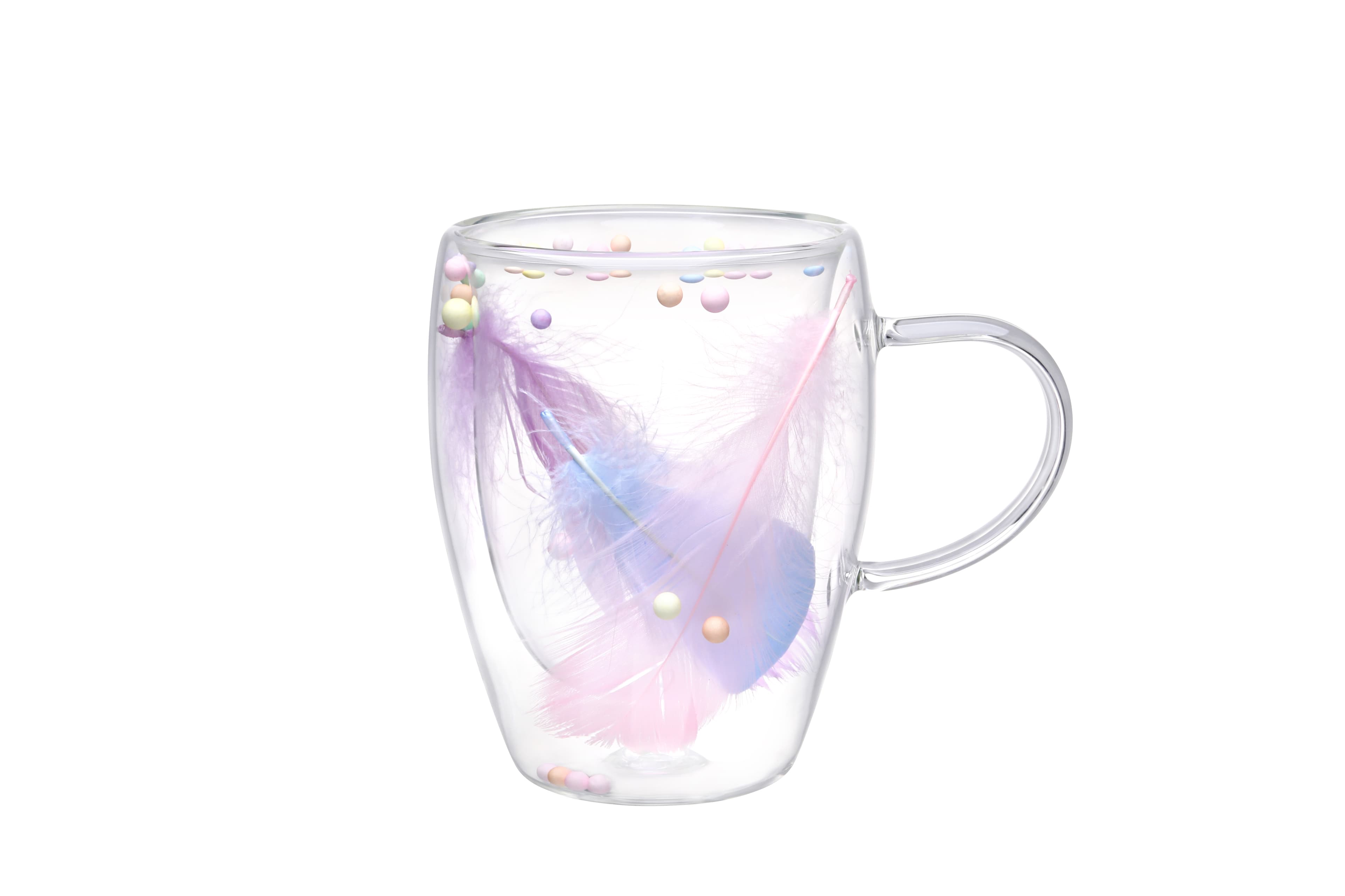 VT-5307-320 Набір чашок Викрадач снів з подвійним дном VITTORA, 2шт, 320мл — фото 1