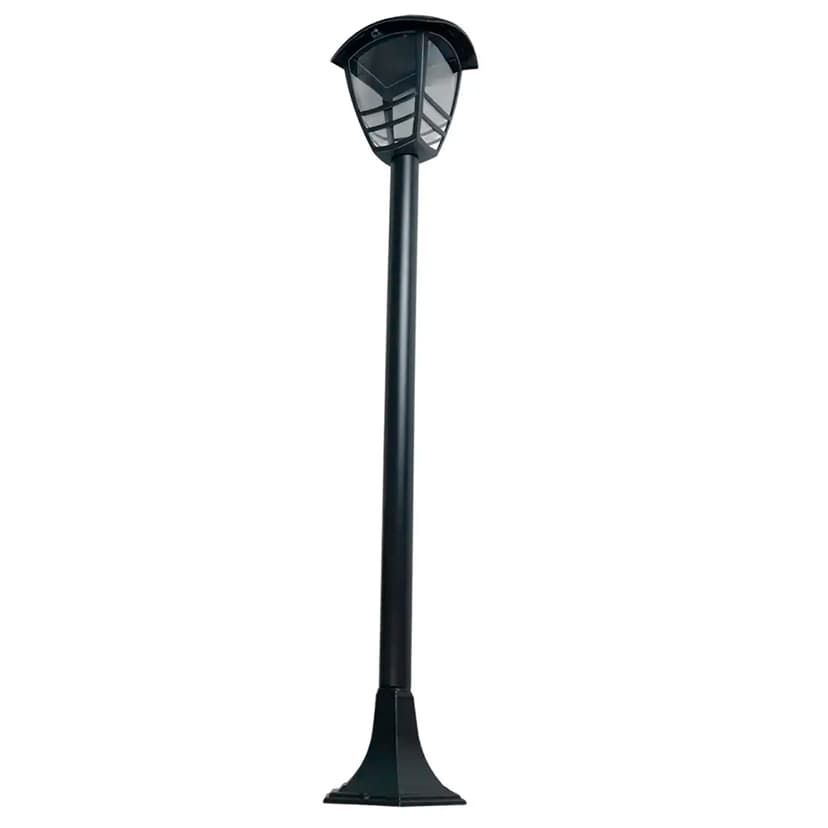 Садовий настінний світильник-стовпчик GCL-40W-BCN(40W,алюм+акрил,IP44,170х170х970 мм) (WORK'S)