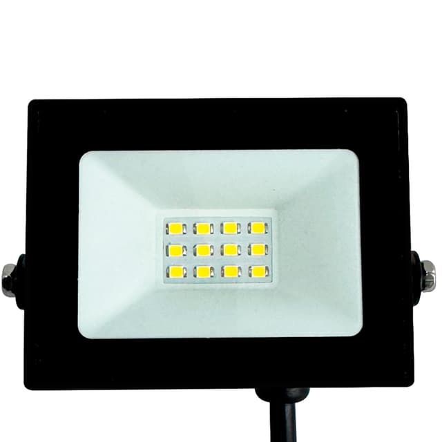Прожектор 2.0 - FL-64K-10W-12LED (IP65, 94x62x26 мм) (WORK'S)