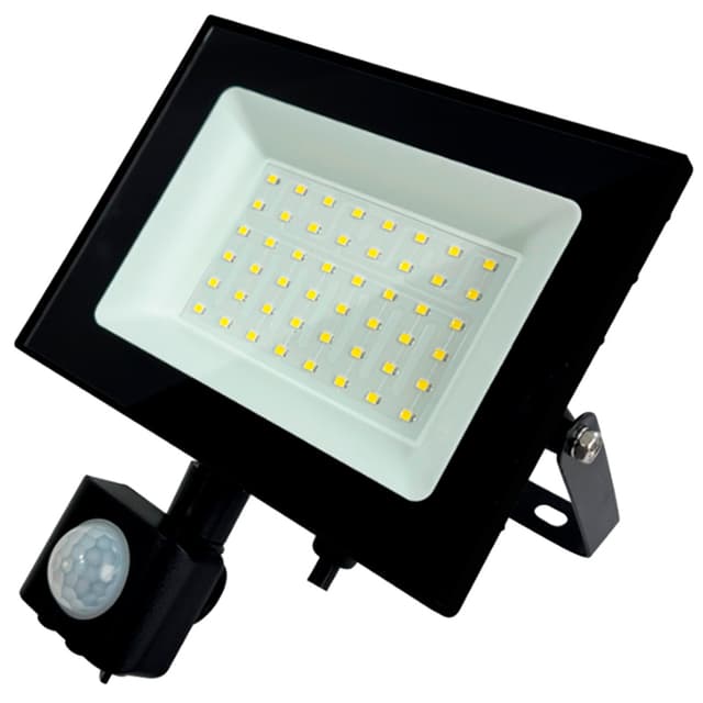 Прожектор 2.0 - FLS-64K-50W-60LED (IP65, 176x187x51 мм,датчик руху) (WORK'S)
