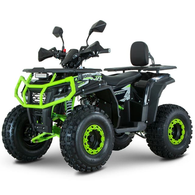 Квадроцикл акумуляторний FORTE FFP1500, чорно-зелений (fluoerence)