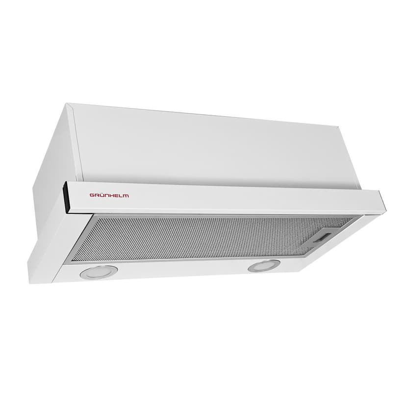 Витяжка GVT 115 W 50 телескоп. Біла 50 см. (GRUNHELM)