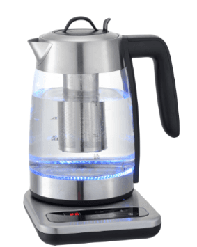 Електрочайник Скло - EKG-25050, 1,8л, 2200Вт, нержавійка, (GRUNHELM)