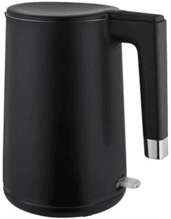 Електрочайник Метал - EKS-25020, 1,7л, 1800Вт, чорний, диск (GRUNHELM)