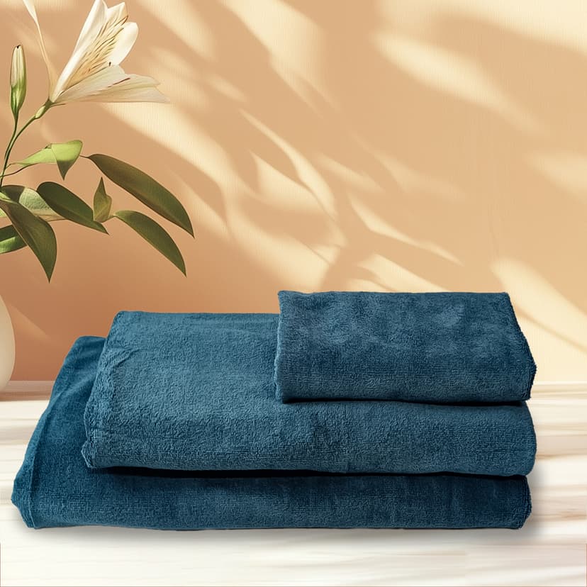 VS-T34-7014 Рушник 70х140см мікрофібра, Сапфіровий VERSAILLES