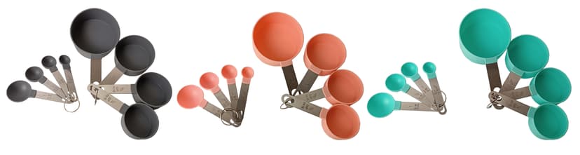 GT-S-104 Набір мірних ложок GUSTO 8шт, пластик+нержавіюча сталь