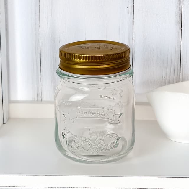 VT-9030-150 Ємність скляна для спецій з жерстяною кришкою Vittora, 150мл (по факту 200мл)