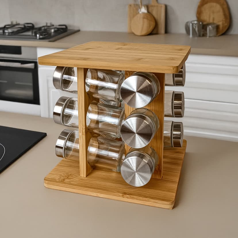 VT-8905-12 Набір ємностей для спецій Vittora, 12шт по 100мл