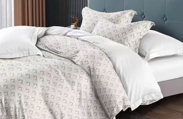 VS-BM2.0-110 Комплект постільної білизни Ніжний ритм, двоспальний VERSAILLES, Мікрофібра