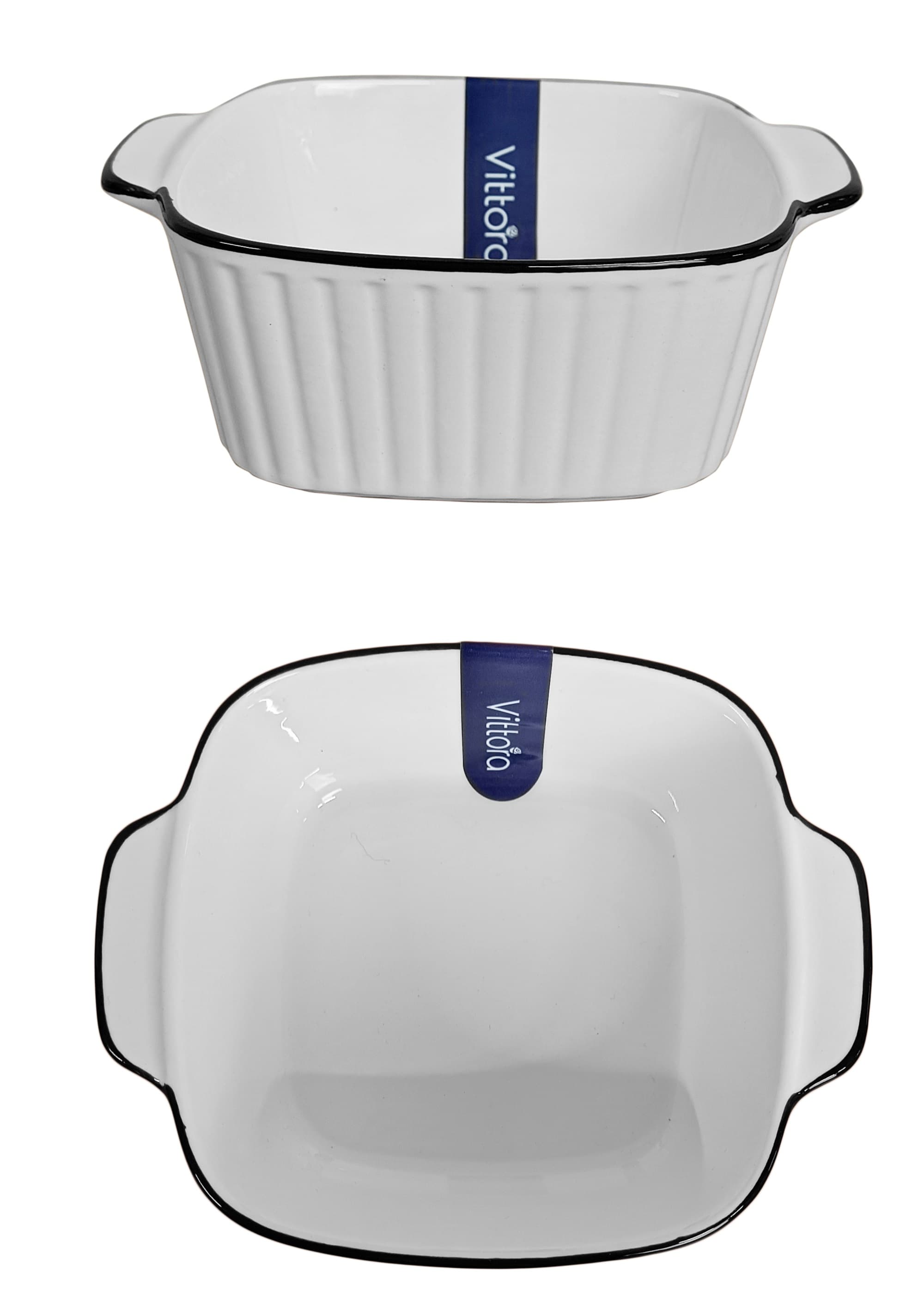 VT-P-2146VA Салатник з вушками Вавилон Vittora, 146мм — фото 1