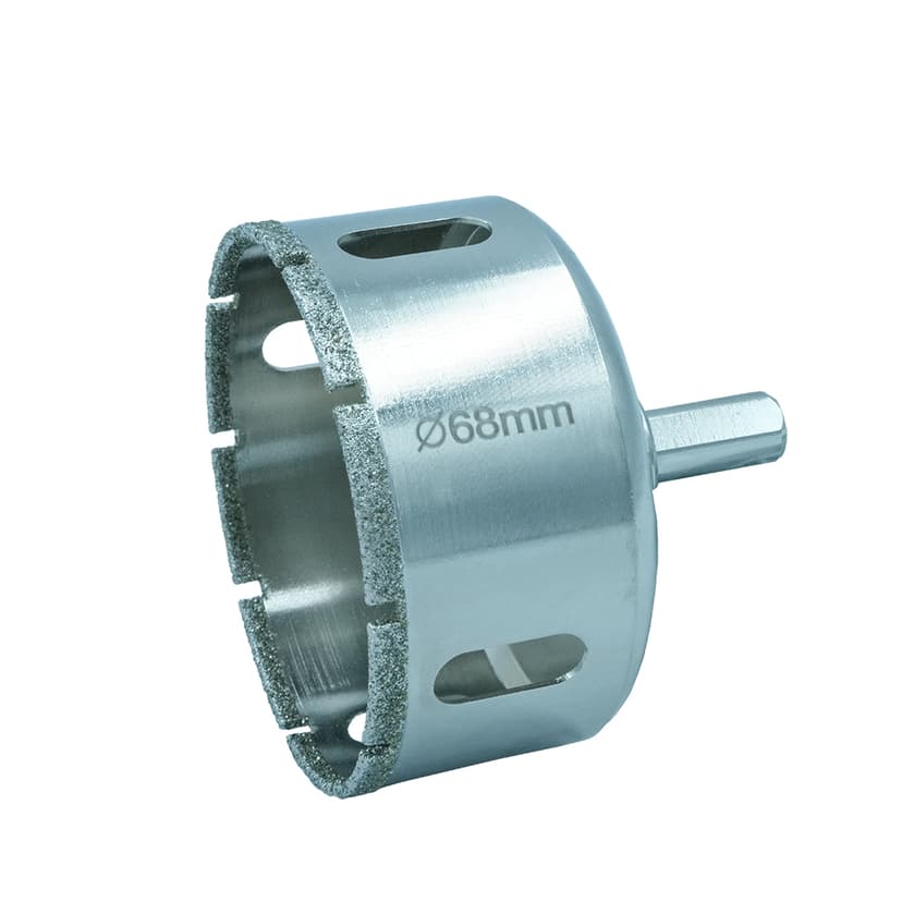 Коронка алмазна по керамограніту - 68мм (HAISSER)