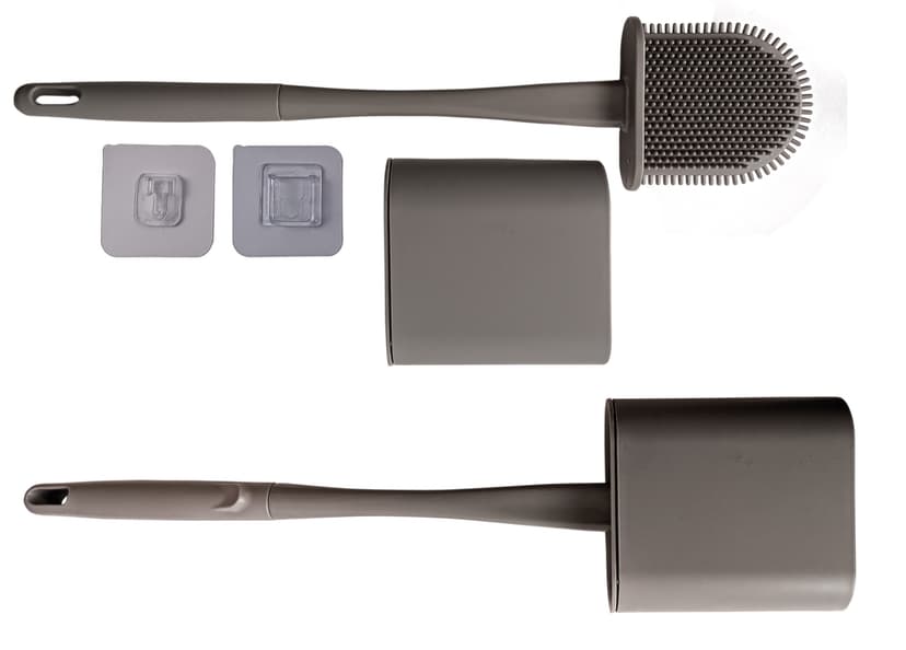 Йоржик для унітазу силіконовий WTB-02 сірий (WERK)