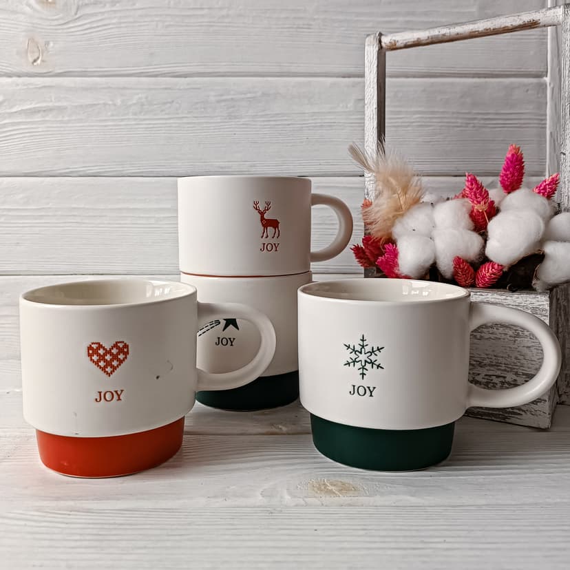 VT-C-335395 Чашка Зимова радість Vittora, 395 мл