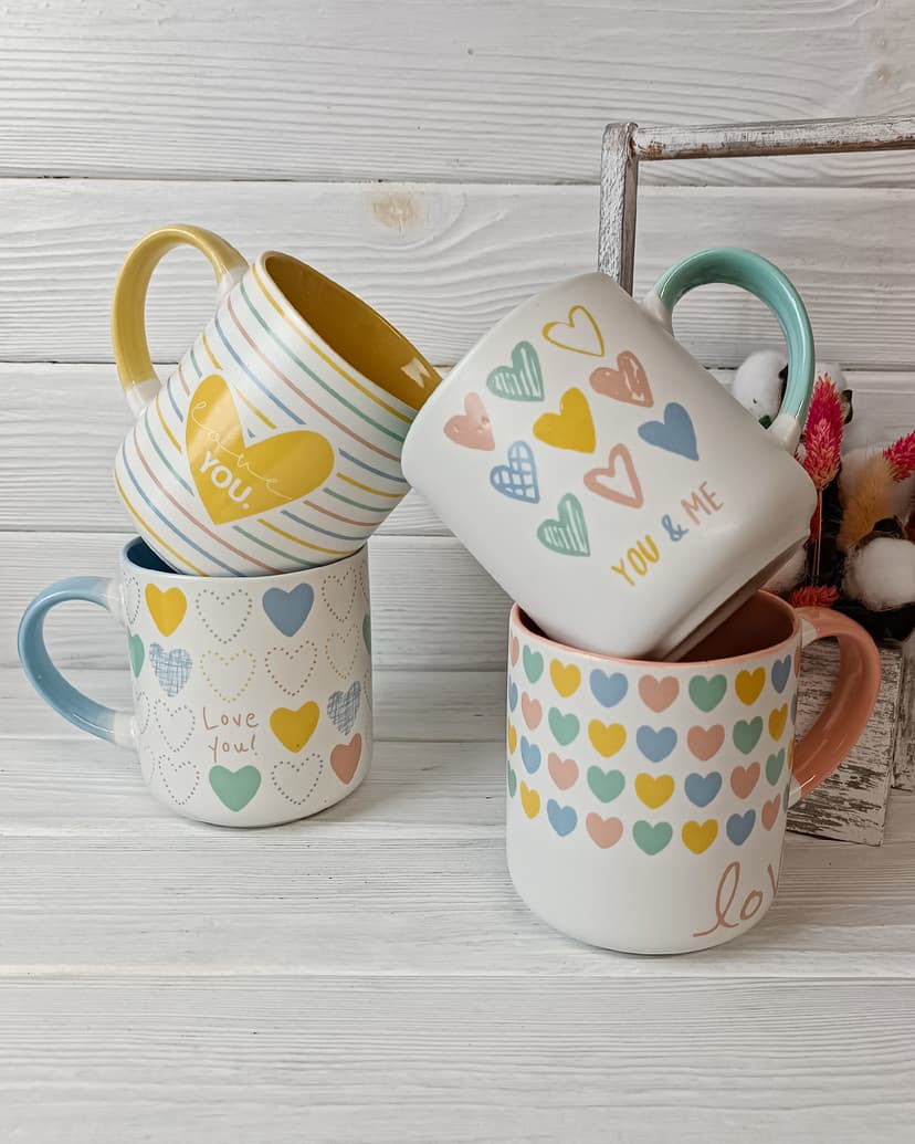 VT-C-328480 Чашка Сердечне тепло Vittora, 480 мл