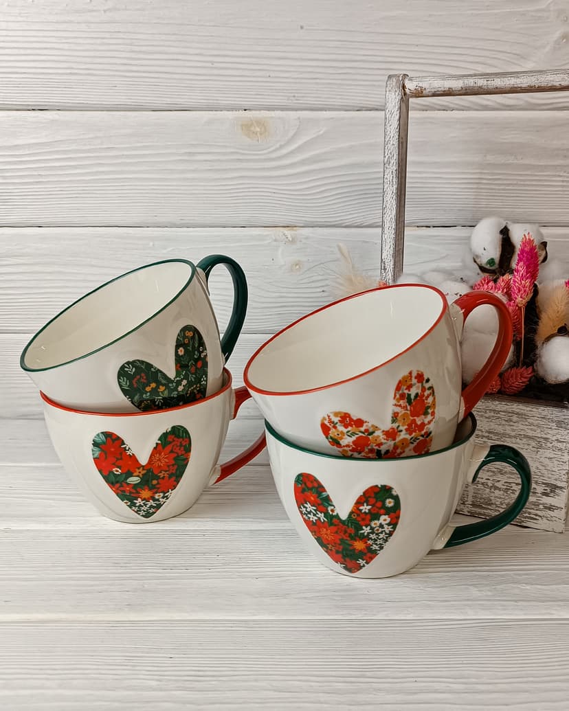 VT-C-320440 Чашка Розквіт кохання Vittora, 440 мл