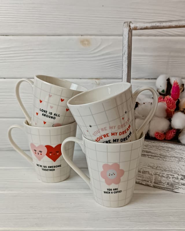 VT-C-314310 Чашка Кохання без кордонів Vittora, 310 мл