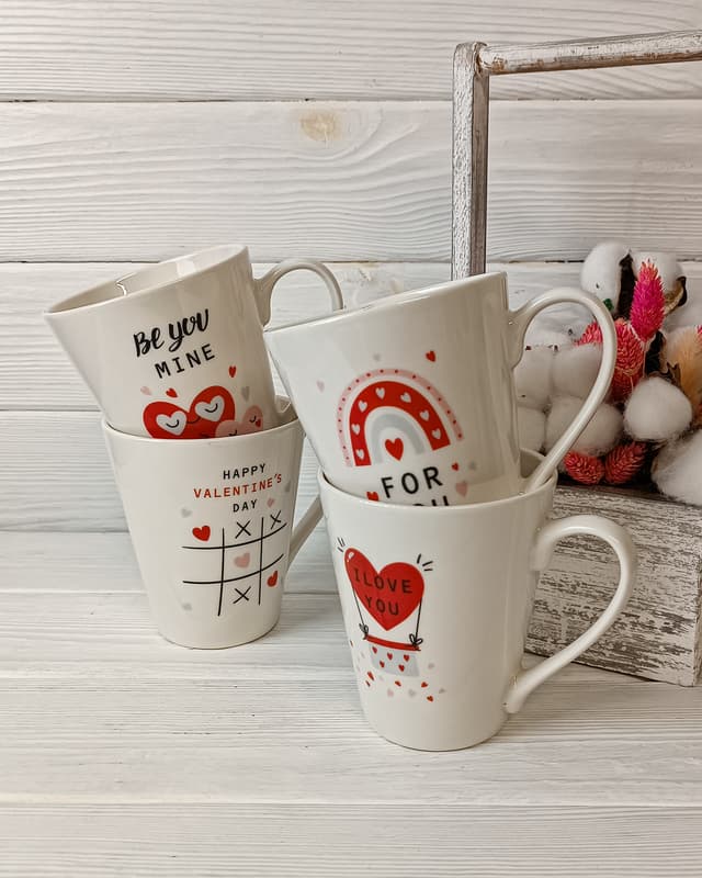 VT-C-313310 Чашка Любов у дрібницях Vittora, 310 мл