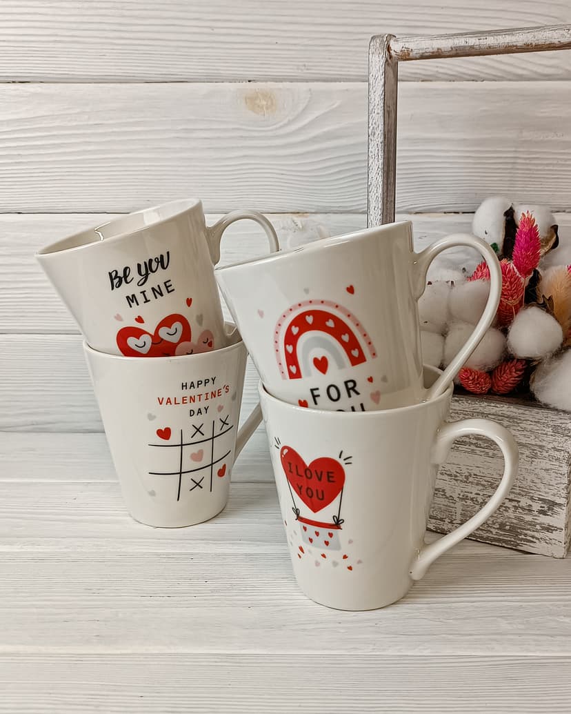 VT-C-313310 Чашка Любов у дрібницях Vittora, 310 мл