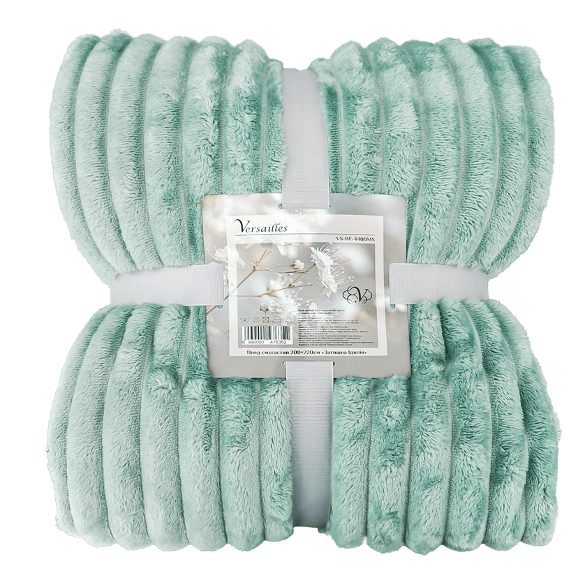 VS-BF-4400MS Плед смугастий 200х220см "Затишна Ідилія" (VERSAILLES)