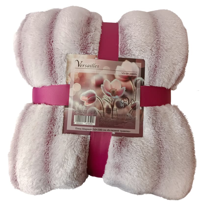VS-SP-4400V Плед Шарпей 200х220см "Бузковий травень" (VERSAILLES)