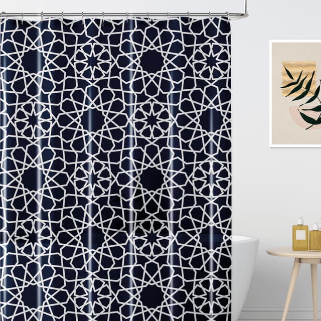 WK-10016 Шторка для ванної Планетарій WERK, PEVA 180x180 (без кілець)